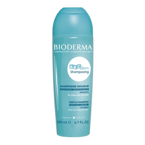 Bioderma ABCDerm Shampooing - dětský šampon 200 ml - Šampon na šetrné mytí pokožky a vlasů dětí a kojenců.